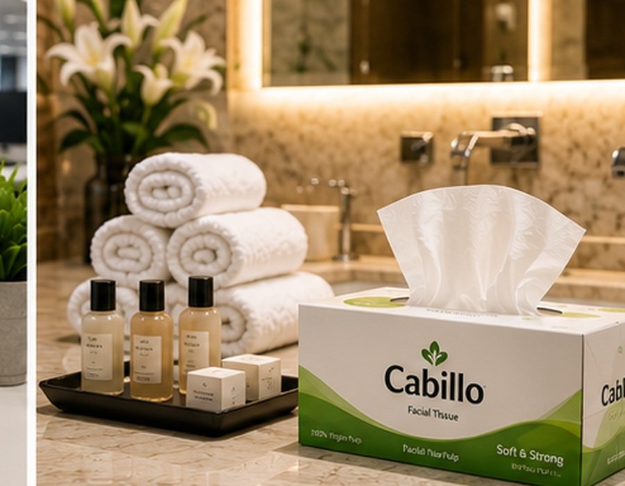Cabillo paper products used in hospitality settings